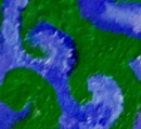 Blue vs. Green (Acrylic painting)